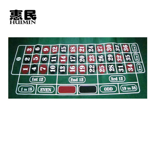包邮轮盘无纺布台泥/德州扑克 双面桌布ROULETTE / TEXAS HOLD'EM