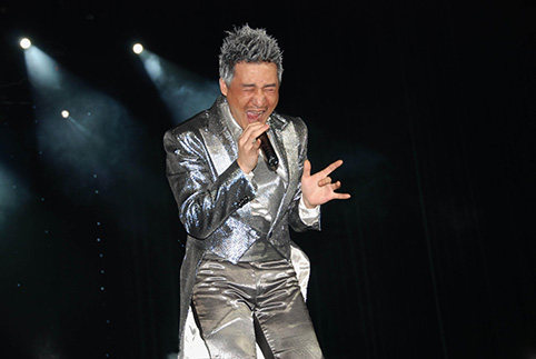 明星海报定做 张学友 海报制作影视明星客厅房间装饰画挂画N2700A