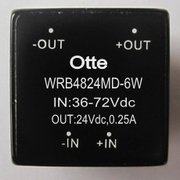 宽电压48V转24V DCDC隔离电源模块 WRB4824MD-6W WRB4824MD-5W