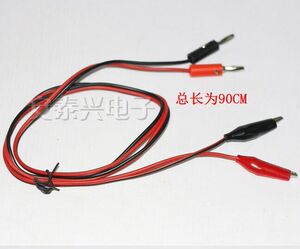 直流稳压电源测试线 实验测试线 夹子线 电源输出线 鳄鱼夹测试线