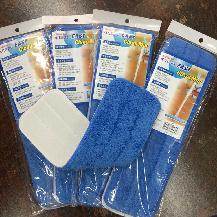3件包邮韩国进口擦地板加厚抹布拖把拖布更换拖把头粘扣抹布单条