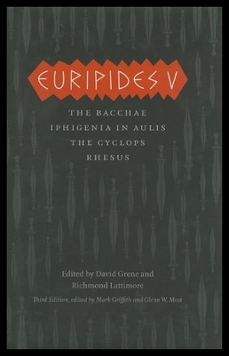 【预售】Euripides V: Bacchae, Iphigenia in Aulis, the Cyc