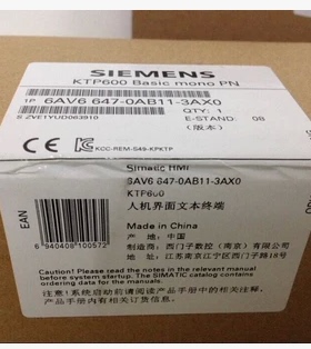 全新西门子6AV6 647-0AB11-3AX0  KT600触摸屏6AV6647-0AB11-3AX0