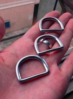 D字扣  25mm黄铜手袋用古镍色D字扣 D圈 环圈 纯铜包包扣