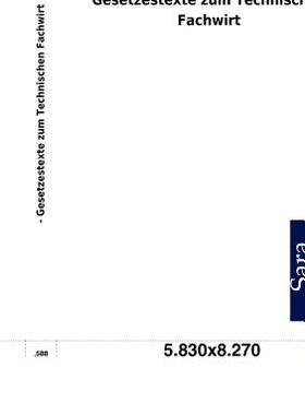 【预售】Gesetzestexte Zum Technischen Fachwirt