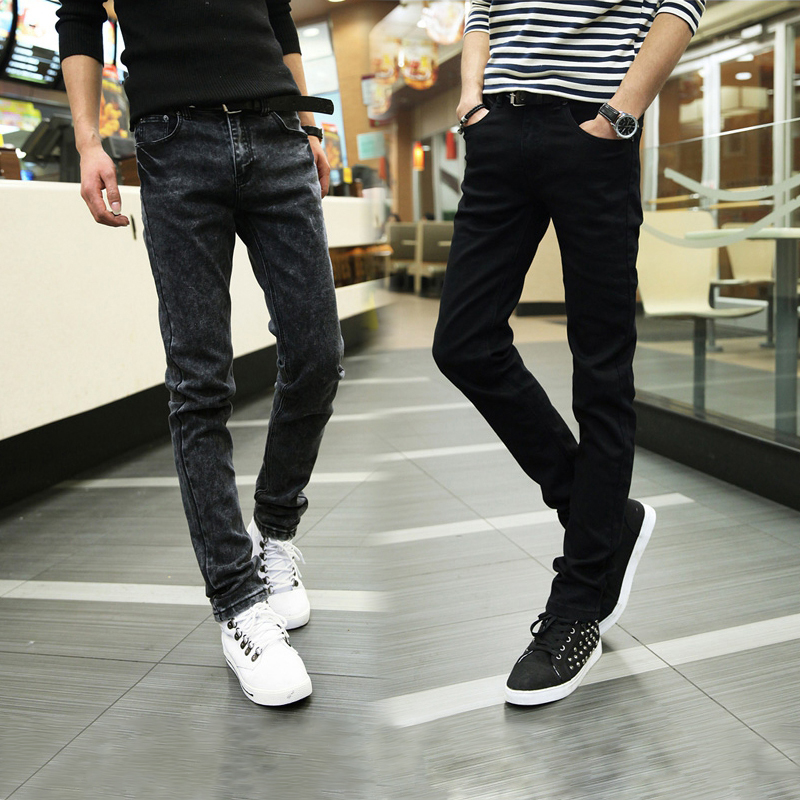 夏季弹力韩版薄款青少年小脚裤