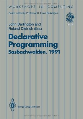【预订】Declarative Programming, Sasbachwald...