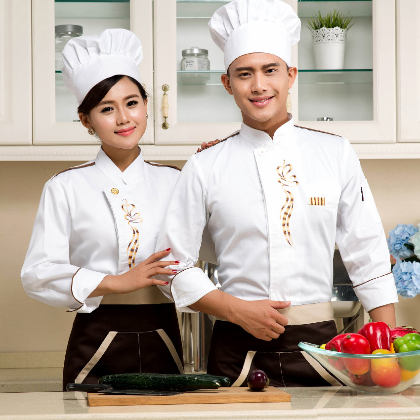 Veste chef cuisinier en coton - Ref 1908361 Image 1