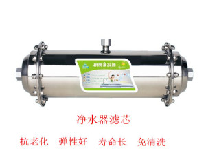 碧雨蓝通用热销大流量中央JBE-W500L-1000L超滤不绣钢厨房净水器