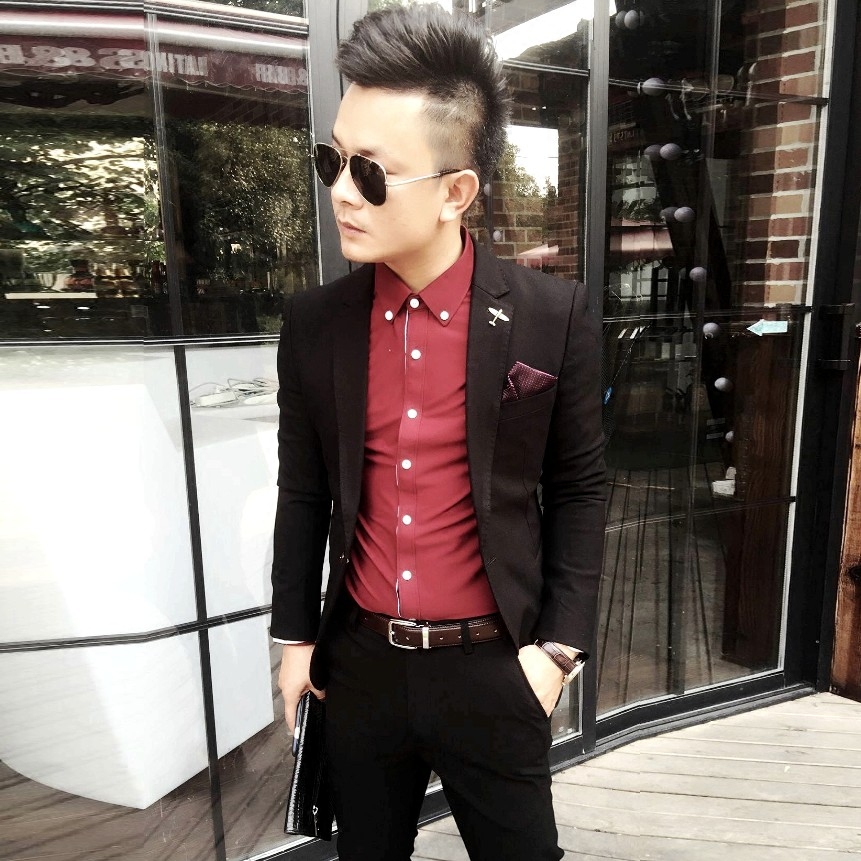 Costume homme en coton pour automne - Ref 1578917 Image 3