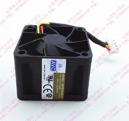 原装AVC散热风扇 DBTB0428B2S 12V 0.50A 4CM 4028 4线PWM温控