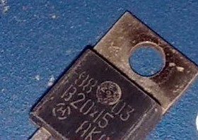 B2545=MBRF2545【塑封】 进口拆机 TO220F肖特基管 质量保证