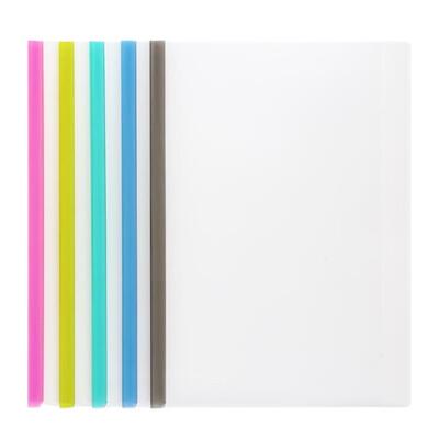 得力 5536 抽杆夹 A4 抽杆夹 拉杆夹 透明 5个 办公用品