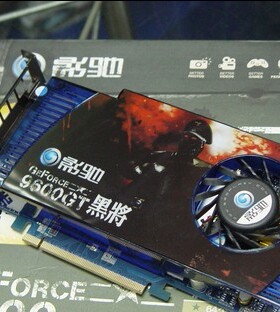 二手拆机显卡影驰黑将9600GT真实1G 256位 秒索泰七彩虹GTS250