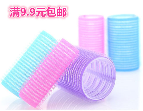 自粘发卷梨花头卷发筒空气刘海