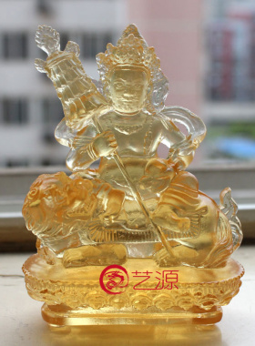 创意招财风水供奉结缘琉璃佛像