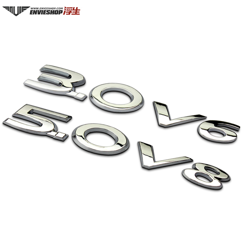 ½Ý±ªXJ XJL XF XE ¸Ä×°3.0 V6 V8 5.0³µ±ê×Ö±êÅÅÁ¿±ê²à±ê³µÉíÌù