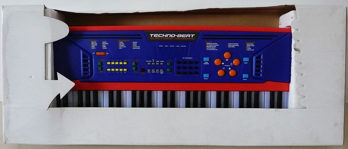 TECHNO-BEAT ELECTRONIC KEYBOARD多功能儿童52键电子琴乐器玩具