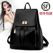 Backpack girl Korean version flows 2015 fashion backpack new bag women bags casual bags women's dual-use bag