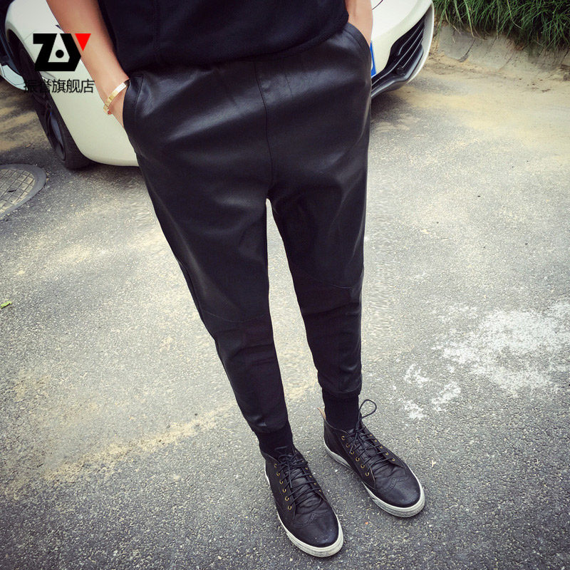 Pantalon cuir homme en vrac pour adolescent pour automne - Ref 1480437 Image 1