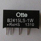 小体积DCDC降压电源模块输出15V隔离3kv B2415LS-1W 促销