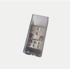 海燕FJ6/JTS2-70/6x10一进六出导轨分线端子1进6出接线端子分线器