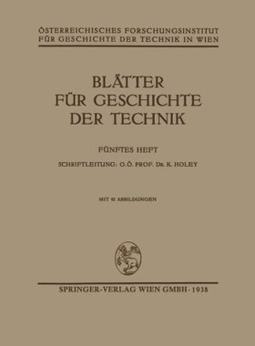 【预订】Blatter Fur Geschichte Der Technik