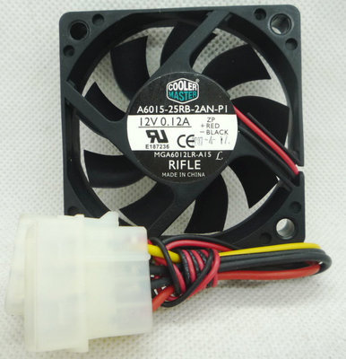 原装Cooler Master/酷冷MGA6012LR-A15 6015 12V 0.12A风扇