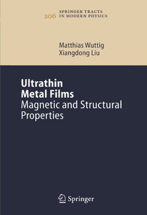 【预订】Ultrathin Metal Films: Magnetic and ...
