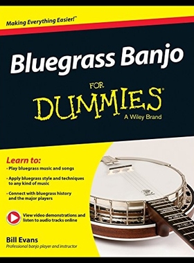 【预售】Bluegrass Banjo for Dummies