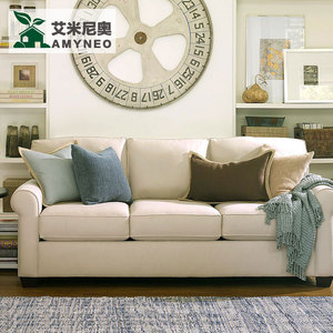 1111会员半价-艾米尼奥美式乡村沙发-A1-065-3