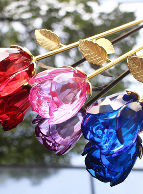 水晶情人节纪念日礼物送女友