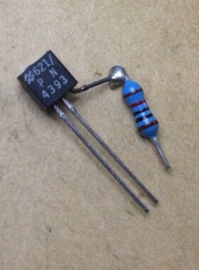 美国双波浪 小功率场效应三极管PN4393 原板拆机管，一脚带电阻