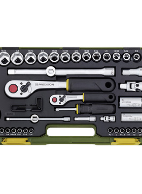 PROXXON工具套筒扳手维修套装英制棘轮扳手组套小飞扳手23294