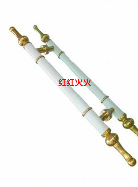 玻璃门拉手白色不锈钢钛金色木门把手KTV包厢大门欧式弹簧门拉手