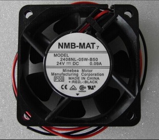 05W B50 原装 24V MAT风机2408NL 6020 0.09A变频散热风扇 NMB