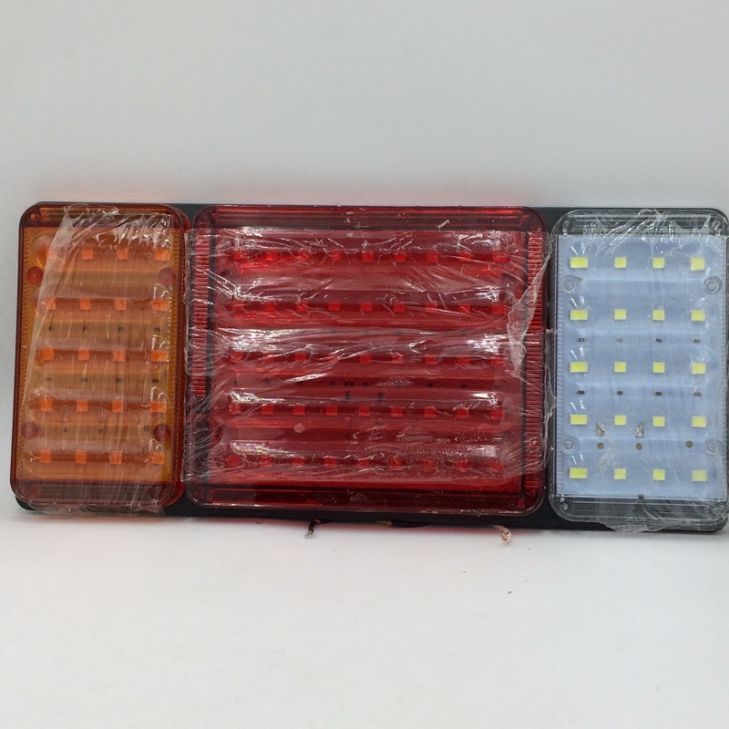 5d铁板140  12v24v140-2led后尾灯挂车货车农用车卡车大车电子