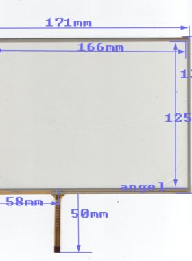 8寸创想N989 T80平板电脑电阻触摸屏 外屏手写屏AP565CA 171*132