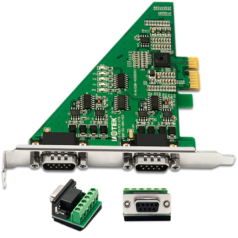 pcie转2口485/422卡防雷宇泰