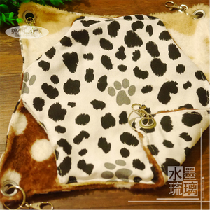 原创魔王雪地金花松鼠 蜜袋鼯 龙猫 宠貂过冬珊瑚绒帆布吊床睡袋