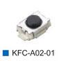 轻触开关KFC-A02-01立式小乌龟/双簧SMT贴片耐温过波峰焊