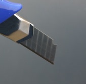 10个装 锋利壁纸刀 宽18mm 美工刀刀片 模型制作切割 长10cm 刀片