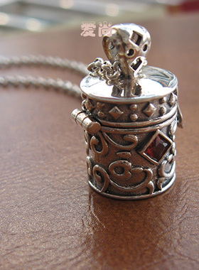 精油扩香泰925纯银的香薰小吊坠