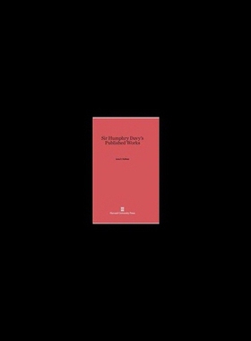 【预售】Sir Humphry Davy's Published Works