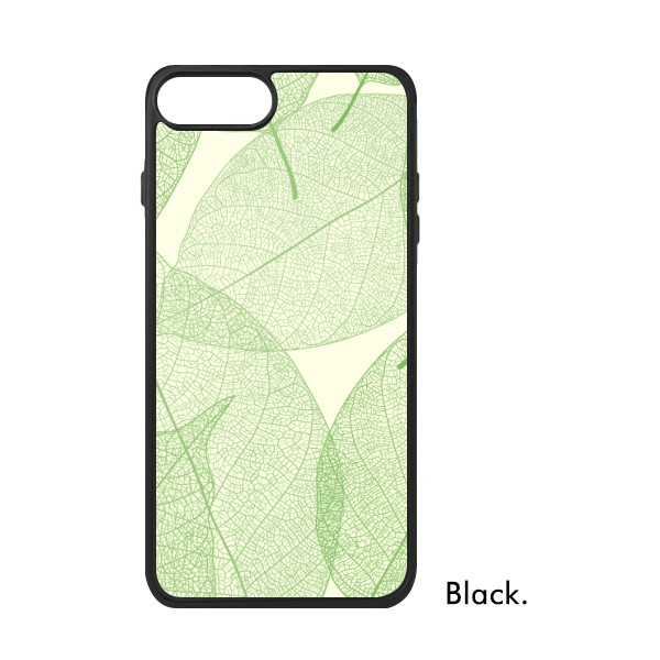 适用于iPhone片叶子手绘自然清新Xr手机壳max保护套678plus硅胶11