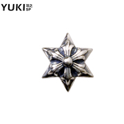 YUKI men''s hipster 925 fungus nail keluoliumang xingtai Tremella jewelry Club boys and girls accessories