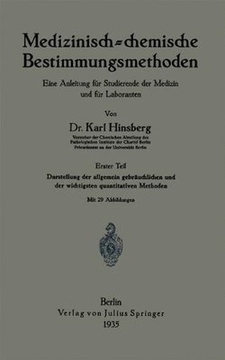 【预订】Medizinisch = Chemische Bestimmungsm...