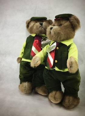 外贸品牌 五关节穿衣 泰迪熊 TEDY小熊公仔 毛绒玩具 生日 礼品