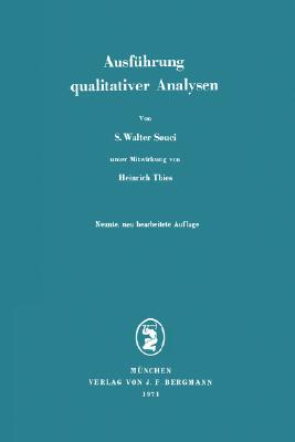 【预售】Ausfhrung Qualitativer Analysen