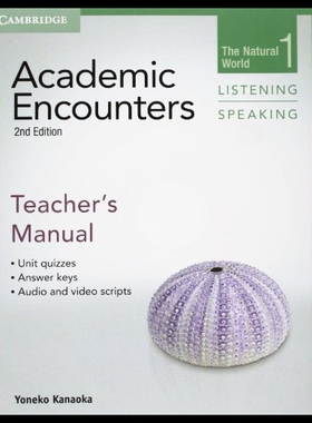 【预售】Academic Encounters Level 1 Teacher's Manual List